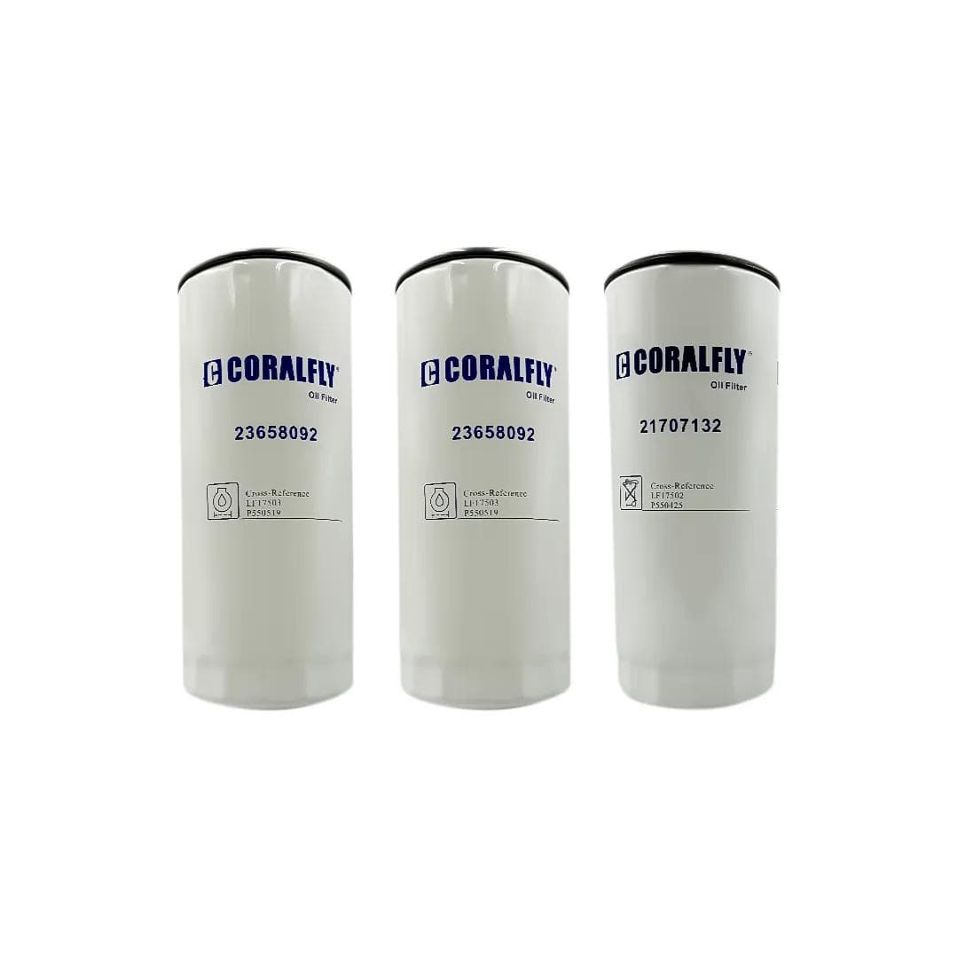 Volvo VNL D12, D13 Oil Filter Change Kit - 21707132, 23658092x2 - Image 1